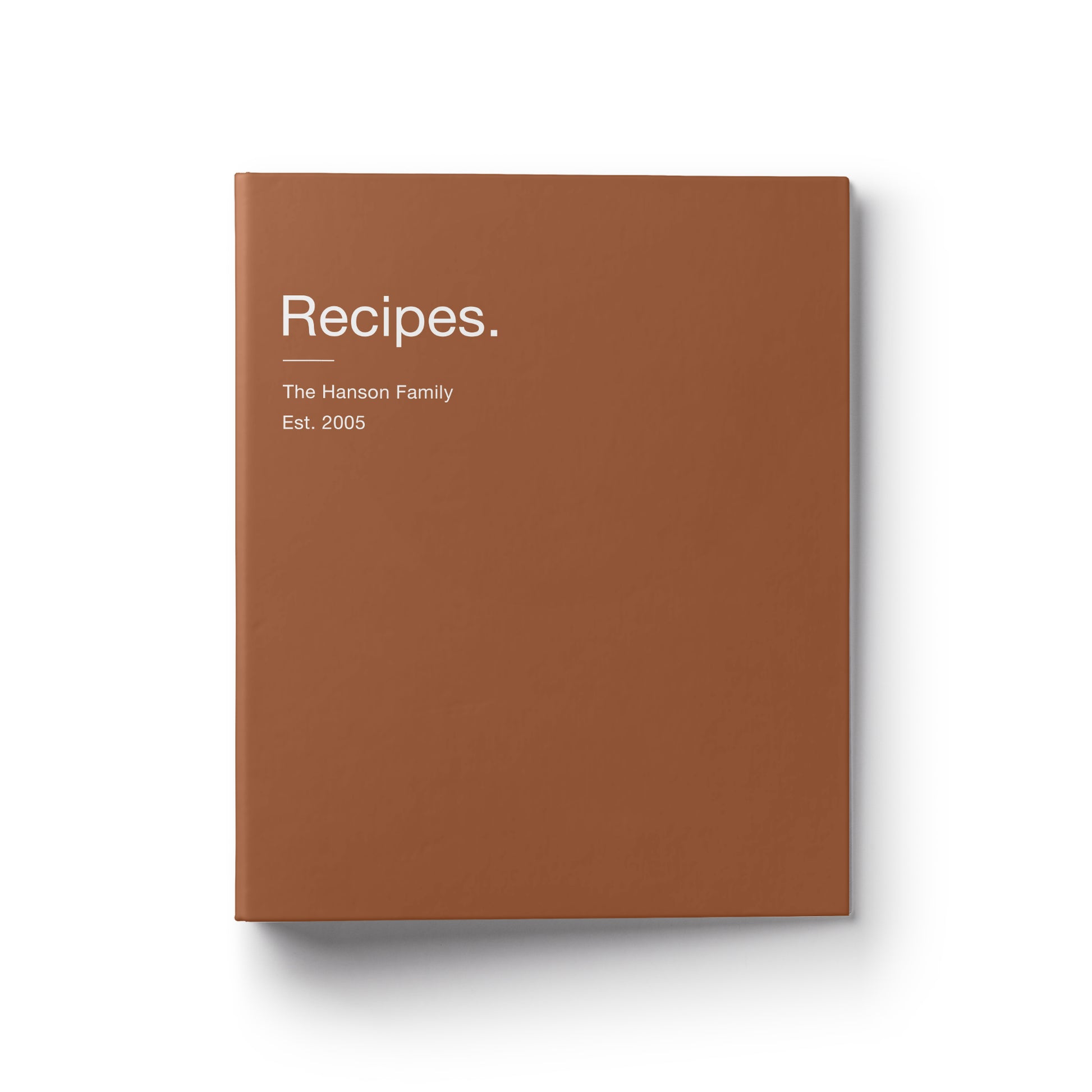 A modern custom recipe binder makes the perfect gift for any occasion
